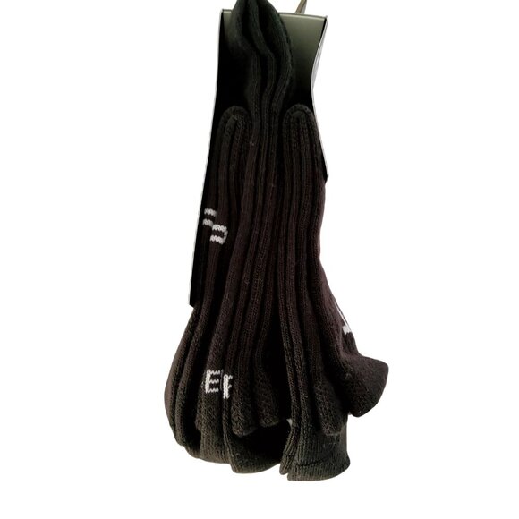 Under Armour UA Essential Crew Socks 3-Pack Black Size  MLightweight  breathable - Picture 3 of 3